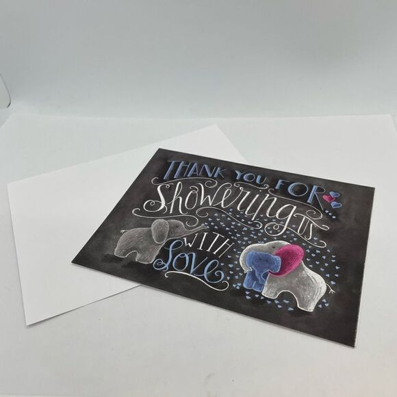 Baby Shower Thank You Note Card Set NWT Primitives by Kathy - Picture 2 of 11